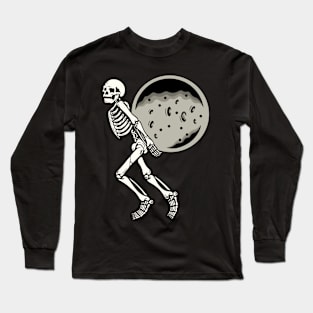 smile skull  Sky Long Sleeve T-Shirt